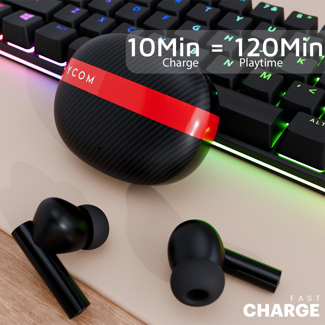 Buy Ycom Air Beats 6 62h Playtime With ENC Earbuds In India At Best Price
